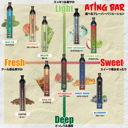 ATING BAR 1800回 吸引